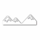 Poppystamps dies - Stitched Grand Mountains
