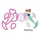 Prima Marketing - Julie Nutting Stamp & Die Set Mermaid Kisses Besties