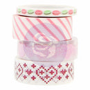 Prima Marketing - Santa Baby Decorative Tape 4 pack 5mm To 15mm, 10 Yards Each