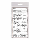 Ranger Letter It Clear Stamp Set 4" X 6" Invitation