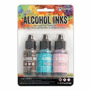 Ranger - Tim Holtz Alcohol Ink .5Oz 3 Pack - Retro Cafe-Pool/Pink Sherbert/Espresso