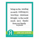 Reverse Confetti - Winter Word Coordinates