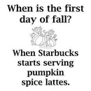 Riley & Company Funny Bones Cling Stamp 2 Inch X2.25 Inch Pumpkin Spice Lattes