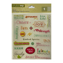Studio112 Rub-Ons 4.5"x5" Sheet - Words*