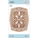 Spellbinders Flourished Fretwork Etched Die By Becca Feeken - Fluted Tracery*