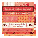Sale Item - Cosmo Cricket - Chemistry - Striptease (Single Sheet)
