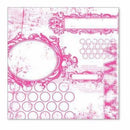 Sale Item - Hambly Screen Prints - All Mixed Up Overlay - Pink - Single 12X12 S
