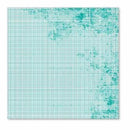 Sale Item - Hambly Screen Prints - Mini Graph Overlay - Teal Blue - Single 12X1