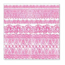 Sale Item - Hambly Screen Prints - Old Lace Overlay - Pink - Single 12X12 Sheet
