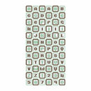 Sale Item - Sassafras Lass - Mint Alphabet - Rrp:4.95
