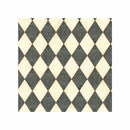 Scenic Route Paper Co - Harlequin cream and black 12X12 Paper (Pack Of 10)