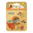 ScrapBerrys Basiks New Adventure Clear Stamps Lets Fly