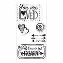 Sizzix Clear Stamps You Are Loved