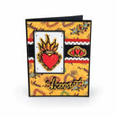 Sizzix Framelits Die & Stamp Set By Crafty Chica 3 pack Besos Hearts*