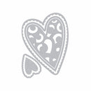 Sizzix Framelits Dies By Stephanie Barnard 5 pack Scallop Heart Fold-Its*