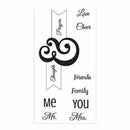 Sizzix Interchangeable Clear Stamps By Jen Long Me & You