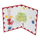 Sizzix Thinlits Dies By Stephanie Barnard 10 pack Happy Holidays 3-D Drop-Ins Sentiment