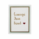 Spellbinders Glimmer Impression Plate Courage Dear Heart*