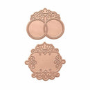 Spellbinders Glimmer Impression Plate - Monogram Medallions*