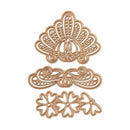 Spellbinders Shapeabilities Dies By Becca Feeken Venise Lace-Isadora Trinkets*