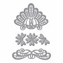Spellbinders Shapeabilities Dies By Becca Feeken Venise Lace-Isadora Trinkets