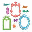 Spellbinders Shapeabilities Dies - Jewel Framed Sentiments