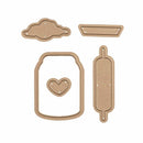 Spellbinders Stamp & Die Set - Flour Power