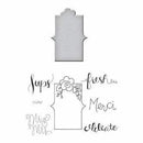 Spellbinders Stamp & Die Set Fresh Sentiments