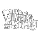 Spellbinders Stamps Be Happy