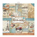 Stamperia Double-Sided Paper Pad 12 inch X12 inch 10 pack Around The World, 10 Designs/2 Each