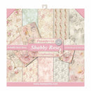 Stamperia Double-Sided Paper Pad 12x12 10 & Pack Shabby Rose, 10 Designs & 1 Each