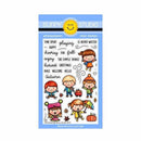 Sunny Studio - Fall Kiddos Stamps