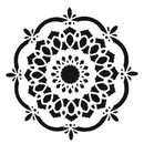 Crafters Workshop Template 6in x 6in - Handcut Blossom*