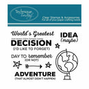 Technique Tuesday Clear Stamps 3 inch X4 inch Great Decision
