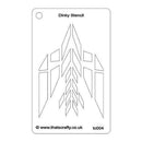 That's Crafty Dinky Stencil 3In.X4.75In. Abstract Bird