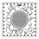 The Crafters Workshop - 12X12 Template - Scallop Swirls