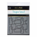 Thermoweb Deco Foil Designer Stencil 6 inch X8 inch Modern Links