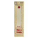 Pressed Petals Ribbon Tag - Third Grade*