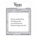 Verses Cling Mounted Rubber Stamp 4.5In. X6.5In. Colorful Eggs