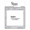 Verses Cling Mounted Rubber Stamp 4.5In. X6.5In. Eggs-Cuse