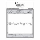 Verses Cling Stamp 4.5X6.5In - Sending Smiles