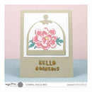 Waffle Flower Crafts Clear Stamps 4 inch X6 inch Stitched Peonie*