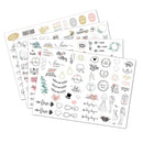 Poppy Crafts Sticker Set - Wedding