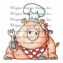 Whipper Snapper Cling Stamp 4 Inch X6 Inch - Let's Eat