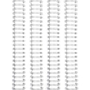 Cinch Wires 1 inch 4 pack Silver