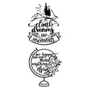 Stamperia Cling Stamps - Globe By Johanna Rivero*