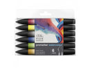 Winsor & Newton ProMarker Watercolour Sets 6 pack Basic Tones*