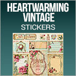 Heartwarming Vintage Stickers