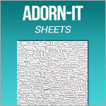 Adorn-It Textured Sheets