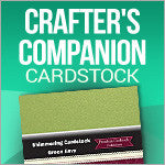Crafter's Companion Shimmering Plain Cardstock
